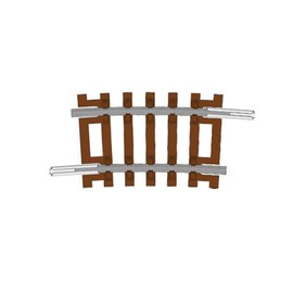 Hornby TT8014 TT Gauge Quarter Curve - 1st Radius 7.5° - Extra Track Pieces for Model Railway Sets, Toy Train Track Pieces, Includes: 1x 267mm 1st Radius Quarter Curve- Hobbies for Men - Scale 1:120