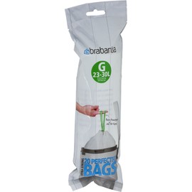 Brabantia Bin Liners G, 23-30 L, Pack of 20