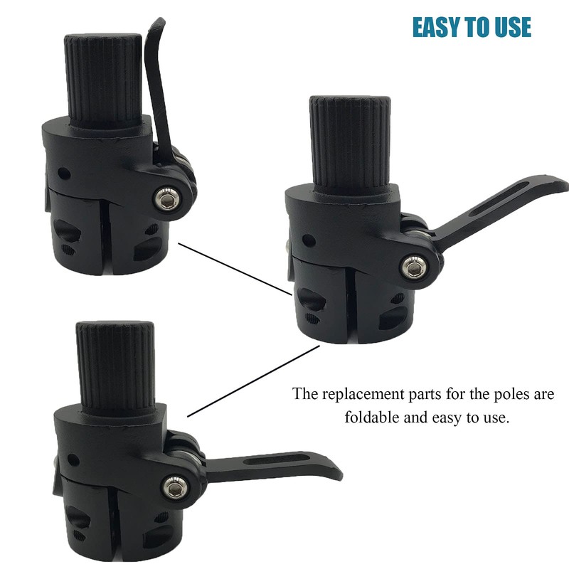Generic Brands FEC - Base de poste plegable para scooter
