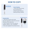 3 Pcs 433MHz Copy Remote Opener, 4 in 1 Remote
