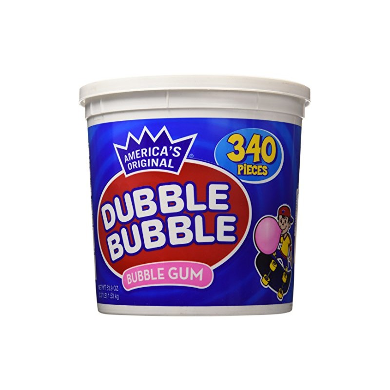 Dubble Bubble Gum, 53.9 Ounce - 340 Count Bucket