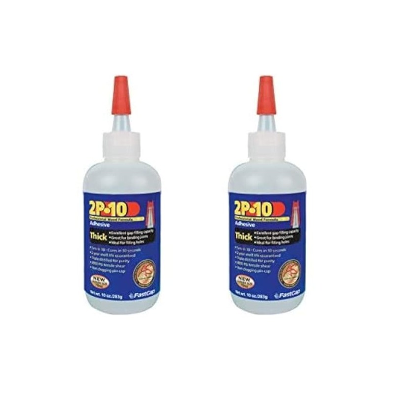 FastCap 2P-10 Thick Super Glue Adhesive for Small Items -