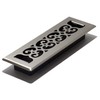 Decor Grates SPH210-NKL 2 10-Inch Scroll Floor Register, 2x10, Brushed
