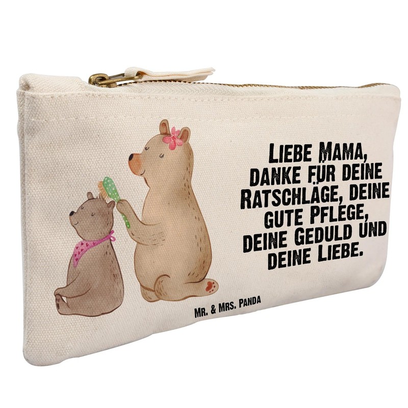 Mr. & Mrs. Panda Make Up Bag Bear with Child,