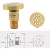 Brass Round Shower Body Spray Jets 4 Pack, HOMEDEC Spa