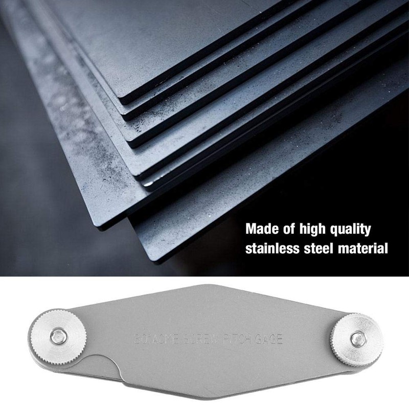 Jadpes T Thread Pitch, T-shaped Trapezoidal Thread Adjustment Template Thread