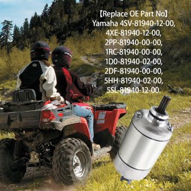 KARSEE Motorcycle Starter Motor 1RC-81890-00 High Torque Compatible with Yamaha MTN850 MT09 SP for Yamaha FJ09 FJ-09 FZ09 FZ-09 MT09 MT-09 MT09A B7N-81890-00