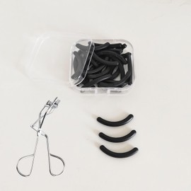 30Pcs Eyelash Curler Refill Pads Compatible with Shiseido，Silicone Soft Rubber Curler for Universal Eyelash Curler