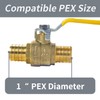 AB (5 Pack) 1 Inch X 1 Inch PEX Ball