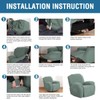 H.VERSAILTEX Super Stretch Recliner Cover Recliner Couch Covers Recliner Chair