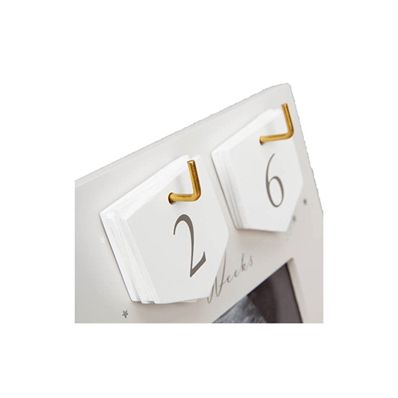 Widdle Gifts Ltd Baby Countdown Photo Frame with Number Tiles