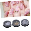 FOMIYES Nail Art Kit 3 Sets Christmas Snowflake Nail Art