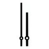 SELVA Pair of Hands Euronorm Bar Black Minute Hand Length