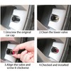 BOROLA New Dice Aluminum Shaved Air Valve Cap Tire Aluminum
