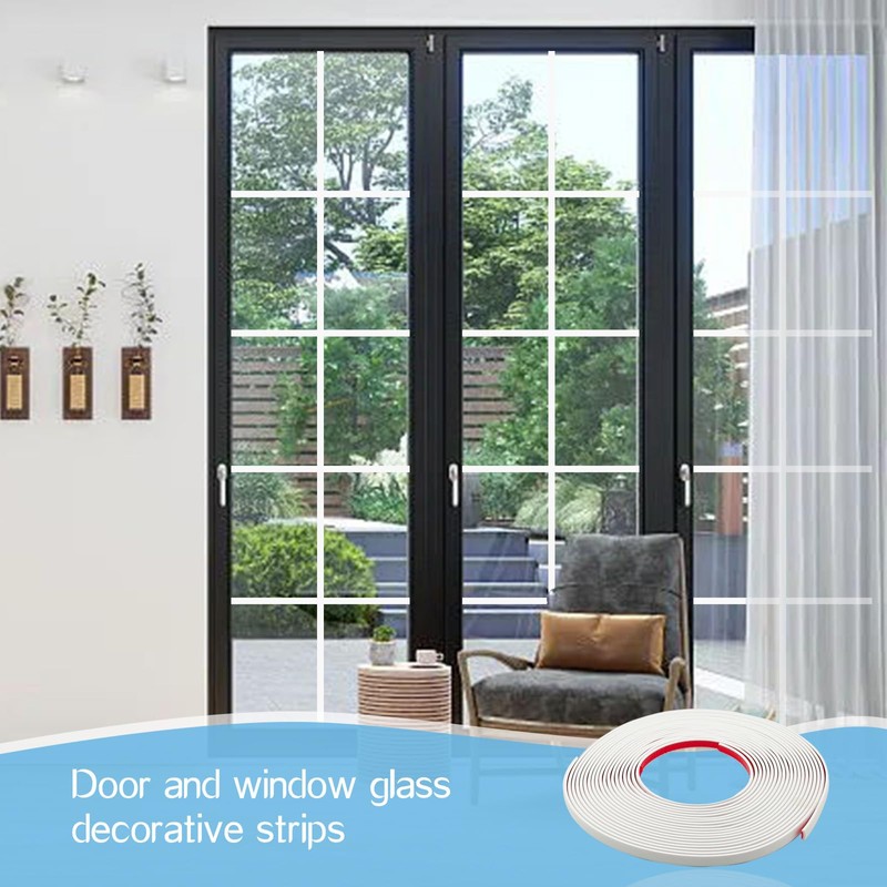 LYMOI 33 Ft Window Grille Inserts, Window Grid Kit, TPE