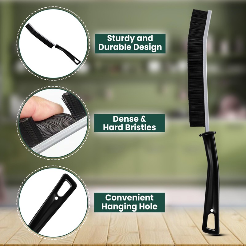 Crevice Cleaning Brush Set – 6Pcs Hard Bristle Cleaning Tools