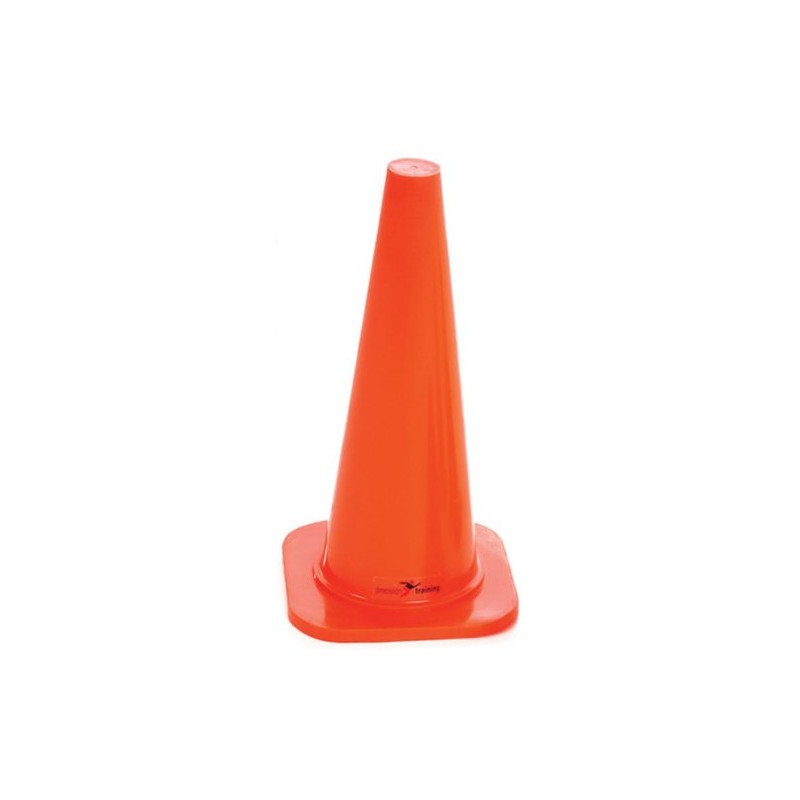 Precision Traffic Vinyl Cones - Orange, 12 Inch (Set of