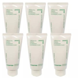Innisfree 이니스프리 그린티 아미노 수분 클렌징 폼 150ml(신형) 6개 (HI) Innisfree Green Tea Amino Hydrating Cleansing Foam 150ml (New Version) 6 Pieces (HI)