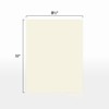 8 1/2 x 11 Cardstock - Natural (50 Qty.)