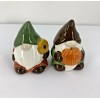Cracker Barrel Fall Gnome Pumpkin Mini Salt & Pepper Shakers