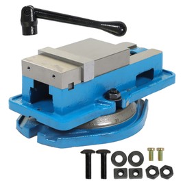 raseparter 3 Inch Precision Milling Vise,Hardened Metal High Precision Clamping Lockdown CNC Vise With Swivel Base Fit for Milling Shaping and Drilling Machines