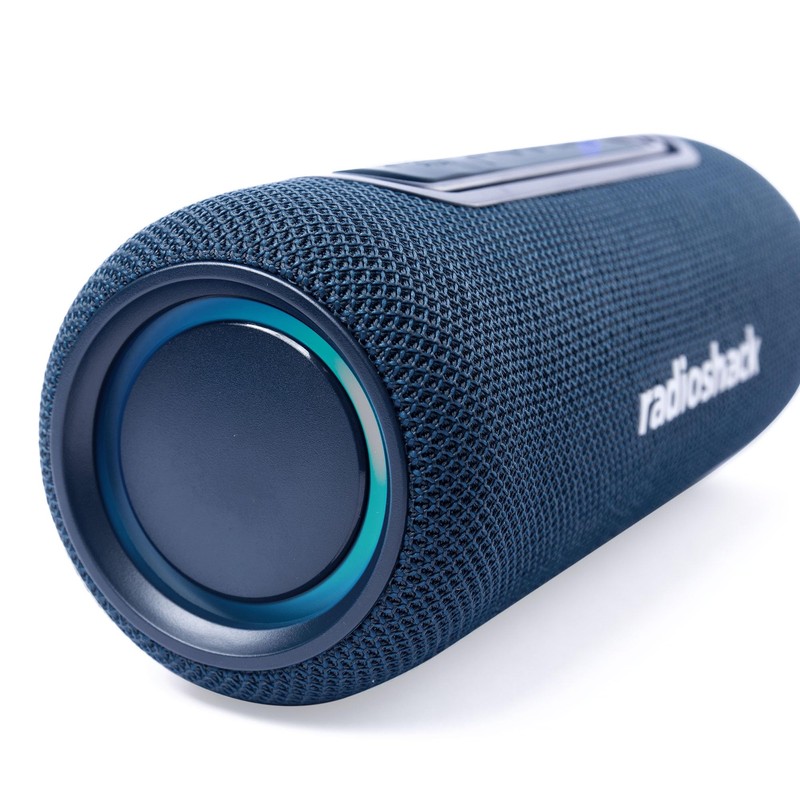 RadioShack Mini Bluetooth Speaker Pumping Box with RGB Light, Blue,