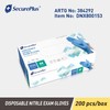 SECURE PLUS Nitrile Exam Gloves Disposable Gloves，Cleaning Service Gloves， Boxed