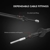 A-Premium - Conjunto de cable de freno de estacionamiento delantero