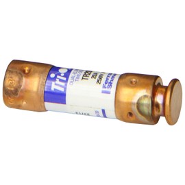 Mersen TR-R Tri-Onic Time-Delay/Class RK5 Fuse, 250VAC/160VDC, 200kA AC/20kA DC, 20 Ampere, 9/16" Diameter x 2" Length