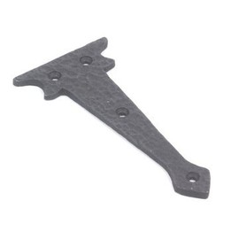 Van Dyke's Restorers Spear Gate Dummy Hinge Strap, Oil Blackened, 6"