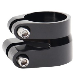 morytrade Seat Clamp Double Type Seat Post Clamp Bicycle Road Bike MTB Carbon Frame (28.6/31.8mm)