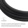 sourcing map PVC Petrol Fuel Line Hose 5mmx8mm 2m Black
