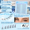 Bottom Lash Clusters Cat Eye Lashes Natural Bottom Eyelash Clusters