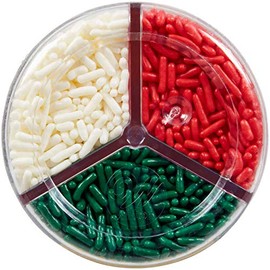 Sprinkles Christmas Jimmies Red Green White, 6.35 oz.