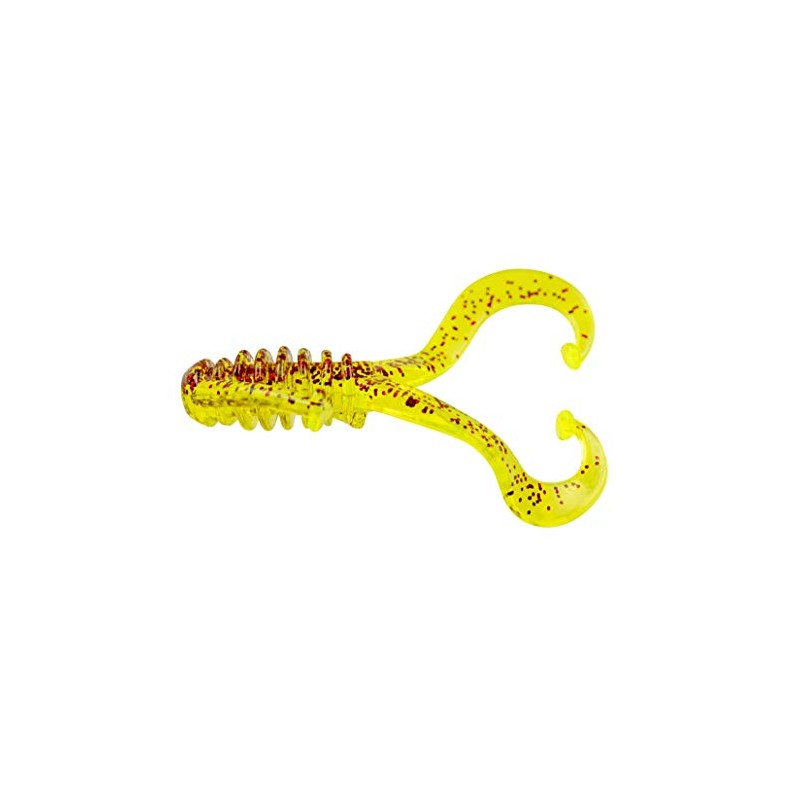 Bobby Garland Crappie Baits Pile Diver Chartreuse Red Glitter 2