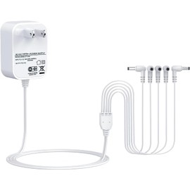 FGIEU 10Ft 5-Output Power Adapter Compatible with Lemax Lighted Village 74707 74295 84428 44242 94565 94566 94527 94563 94564 44241 64517 74269 Replacement for Lemax 94563 Switching Power Adapter