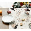 Artoid Mode Pink Pine Trees Christmas Tablecloth, Table Linen, Winter