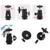 Shoe Mount, Cold Shoe Head, Angle Changing, Ball Head Adapter,