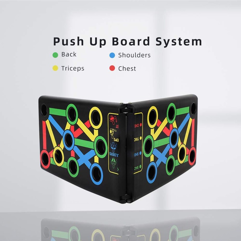 POSKOU Push Up Board Home Exercise Workout Fitness Gym Equipment