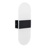 LED Wall Light Acrylic 360° Up Down 6W Warm Modern
