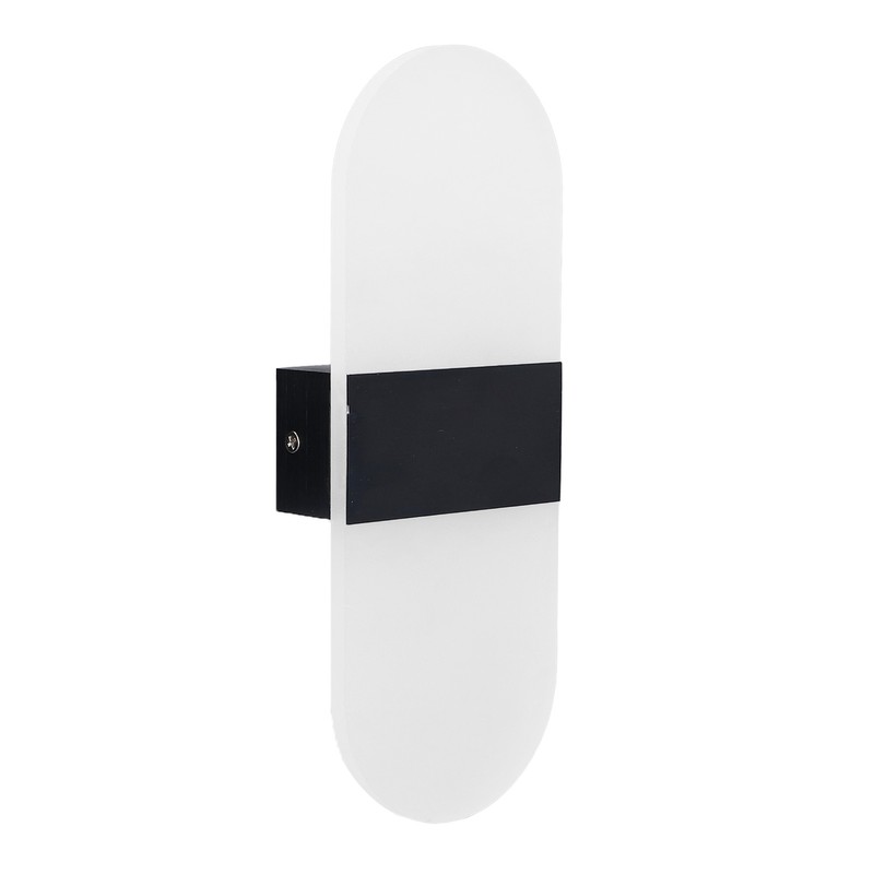 LED Wall Light Acrylic 360° Up Down 6W Warm Modern