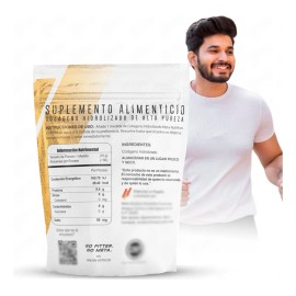 Colágeno Hidrolizado Puro Suplemento Meta Nutrition 500g