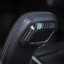 JeCar for Ford F150 Gear Shifter Head Trim Cover Frame Deacorative Trim Cover Frame for Ford F150 2015 2016 2017 2018 2019 2020 (Carbon Fiber Grain)