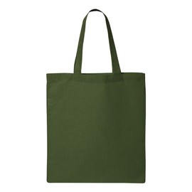 Q-TEES QTB Large Blank Heavy Duty Reusable Canvas Tote Shopping Bag (Forest)