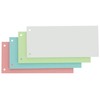 100 x Oxford Punched, Cardboard File Dividers, 190gsm, 4 Colours
