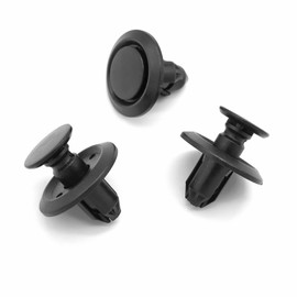VVO Fasteners- Black Plastic Engine Bay Shield Clips for Mitsubishi Outlander (Including PHEV), (Pack of 10)