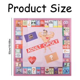 Bojueshaw Adult Couples Game Night - Fun and Engaging Board Game for Couples, Designed to Enhance Connection and Communication with Elegant Design(Pink Couple)