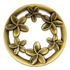 Hion Scented Candle Toppers Cover Jars Lids Shades Sleeves, Candle Accessories Gifts for Women, Help Burn Melt Evenly(Bauhinia Golden)