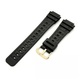 Casio Watch Band Strap Gold Buckle - G-Shock Screwback DW-5000 DW-5400C DW-5600C