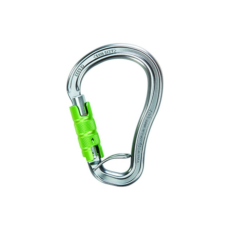 Climbing Technology Axis Hms Sg Carabiner with Ferrule Triplex Lever-Grey